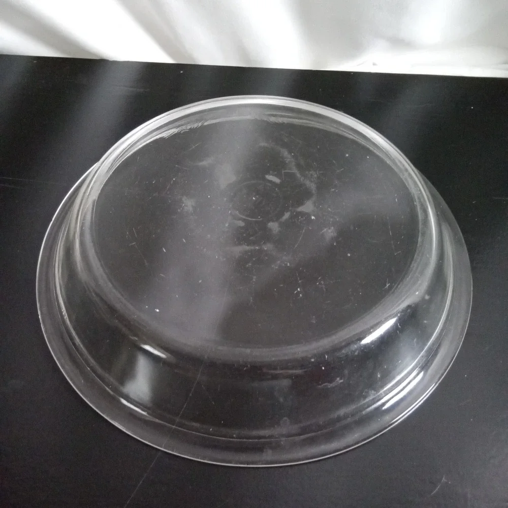Pyrex Clear Glass Pie Plate 8.5 Inch Round Vintage Bakeware Dish